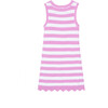 Striped Crochet Dress, Purple - Dresses - 2