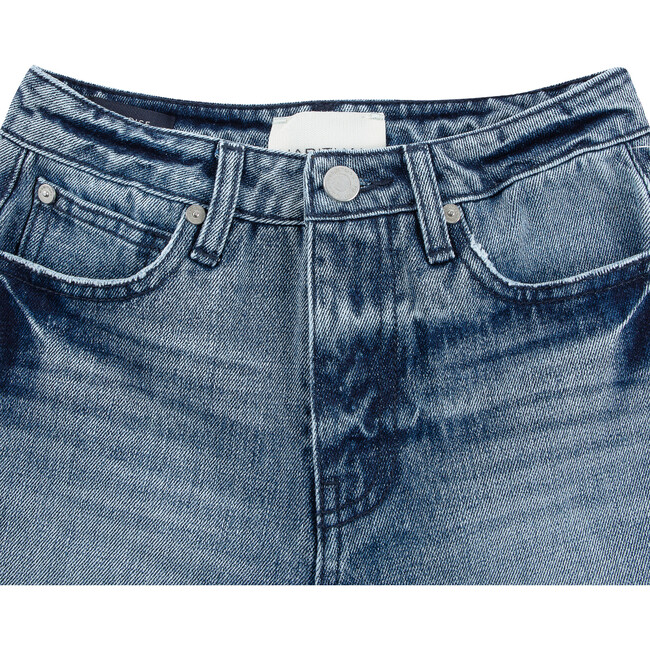 Shorts With Exposed Pockets, Indigo - Shorts - 3