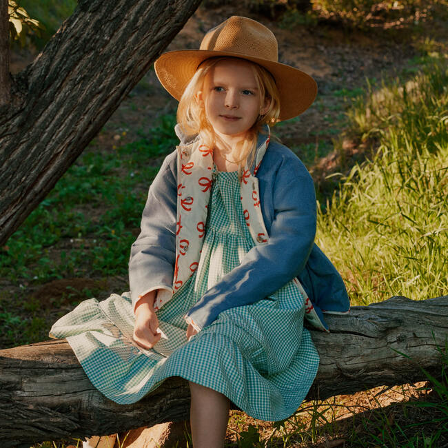 Paloma Dress, Sage Gingham - Dresses - 7