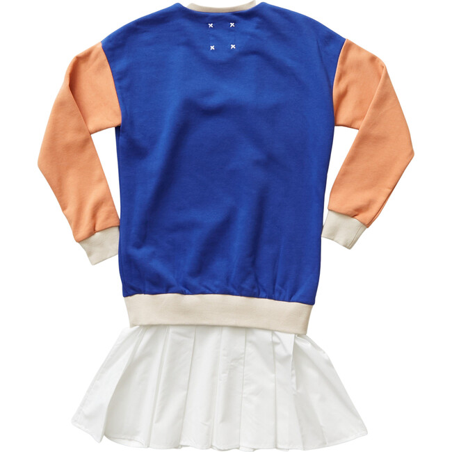 Color Block Sweatshirt Dress - Dresses - 3