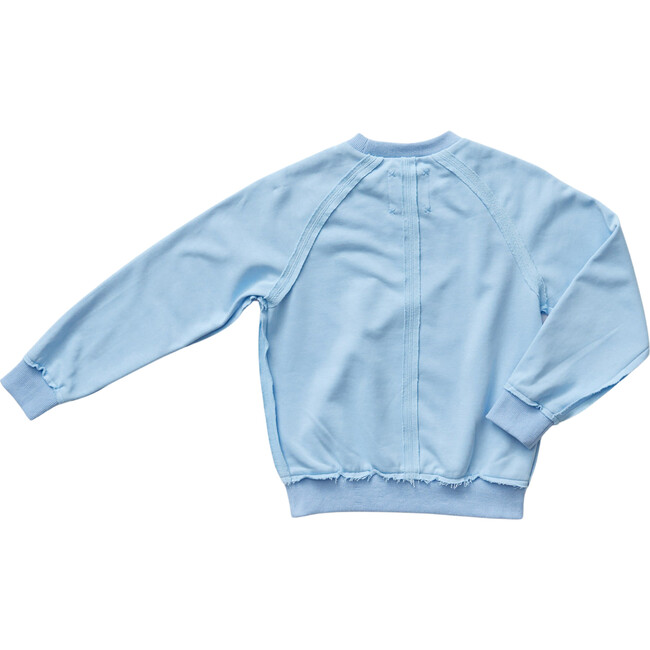 Rugged Seam Sweatshirt, Blue - T-Shirts - 3