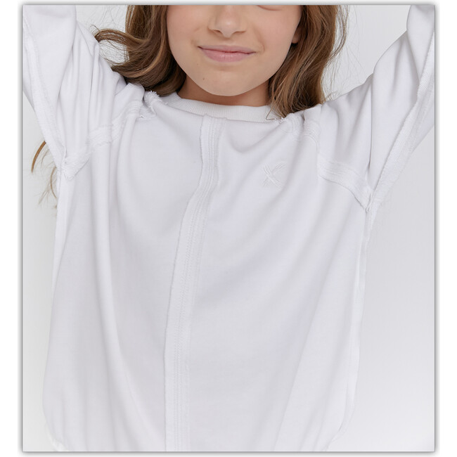 Rugged Seam Sweatshirt, Pink - T-Shirts - 4