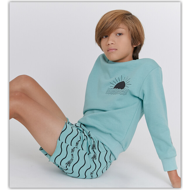 Sage Sun Logo Shorts - Shorts - 4