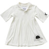 Ribbed Polo with Sun Logo Dress - Dresses - 1 - thumbnail
