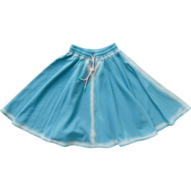 Teal Embossed Skirt