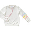 Ride the Waves Sweatshirt, Pink Stripe - T-Shirts - 1 - thumbnail