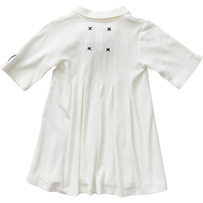 Ribbed Polo with Sun Logo Dress - Dresses - 3