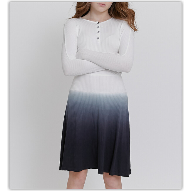Ribbed Dip-Dye Dress - Dresses - 4