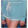 Teal Embossed Shorts - Shorts - 2