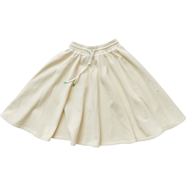 Cream Embossed Skirt