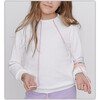 Ride the Waves Sweatshirt, Pink Stripe - T-Shirts - 2