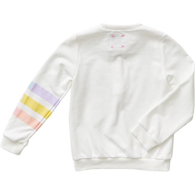 Ride the Waves Sweatshirt, Pink Stripe - T-Shirts - 3