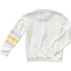 Ride the Waves Sweatshirt, Pink Stripe - T-Shirts - 3