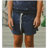 Embroidered Waves Terry Shorts - Shorts - 2 - thumbnail