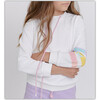 Ride the Waves Sweatshirt, Pink Stripe - T-Shirts - 4