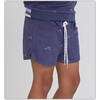 Embroidered Waves Terry Shorts - Shorts - 4