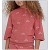 Embroidered Sun Terry Top - T-Shirts - 2