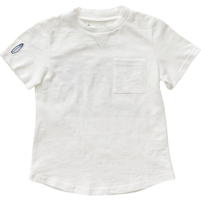 Embroidered Beach T-Shirt - Tees - 1