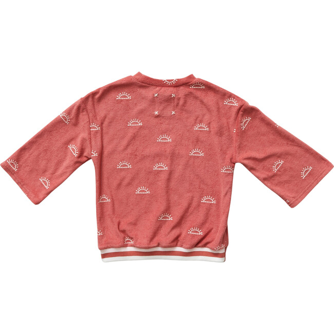 Embroidered Sun Terry Top - T-Shirts - 3