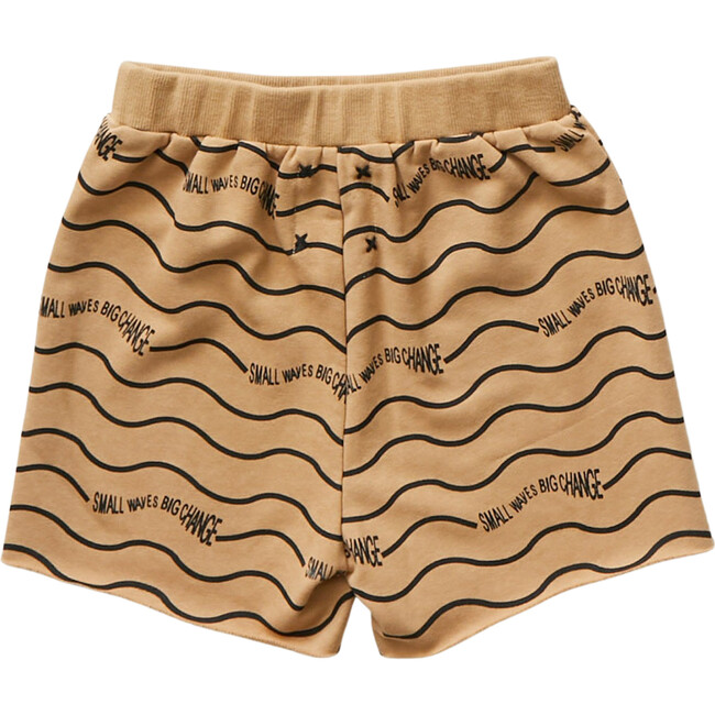 Girls Tan Sun Logo Shorts