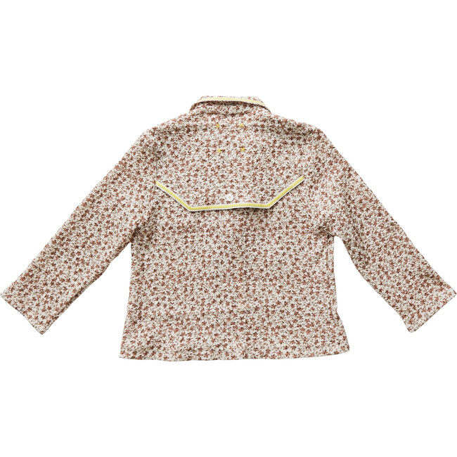 Searsucker Floral Shirt - T-Shirts - 3