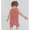 Ribbed Pocket Tank & Shorts, Rose - Mixed Apparel Set - 4