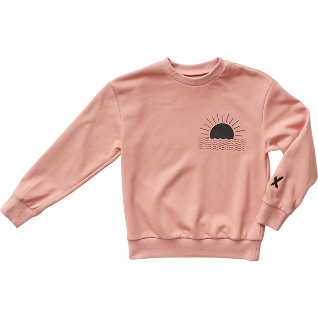 Salmon Sun Logo Sweatshirt
