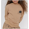 Tan Sun Logo Sweatshirt - T-Shirts - 2