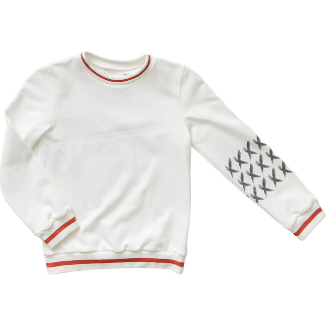 Embroidered Beach Sweatshirt - Tees - 1