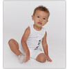 Ribbed Pocket Tank & Shorts, White - Mixed Apparel Set - 4