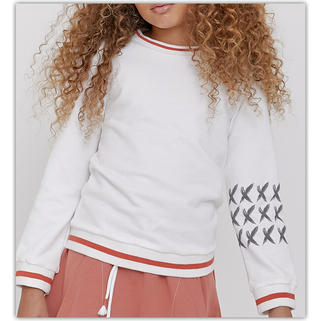 Embroidered Beach Sweatshirt - T-Shirts - 4