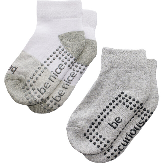 Tyler Toddler Grip Socks 2 Pack, Multi