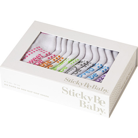 Addison Baby Girl Box 6 Pack, Multi - Sticky Be Socks Tights