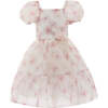 Tesoros Organza Dress, Pink - Dresses - 1 - thumbnail