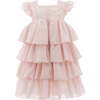 La Posada Ruffle Dress, Pink - Dresses - 2