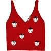Women's Strawberry Tanktop, Red - T-Shirts - 1 - thumbnail