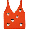 Women's Strawberry Tanktop, Orange - T-Shirts - 1 - thumbnail