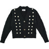 Women's Daisy Cardigan, Black - Cardigans - 1 - thumbnail