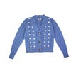 Women's Daisy Cardigan, Blue - Cardigans - 1 - thumbnail