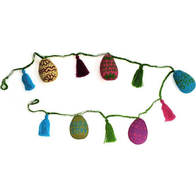 Easter Egg Garland, Bright Multi - Garlands - 3