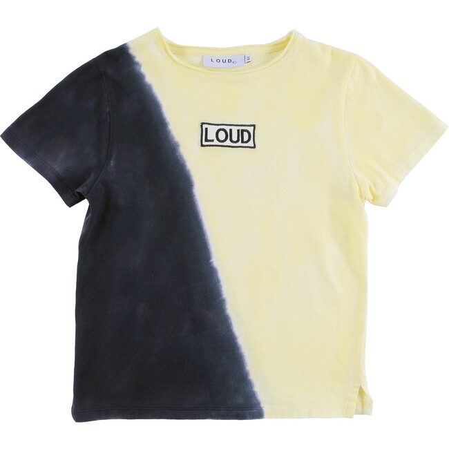 Family Loose Fit T-Shirt, Black/Yellow Pastel Ombre