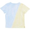 Family Loose Fit T-Shirt, Yellow Pastel/Delicate Blue Ombre - T-Shirts - 2