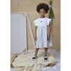 Love 2 Tone Dress, White/Grid - Dresses - 2
