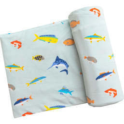 Tropical Fish Boy Swaddle Blanket