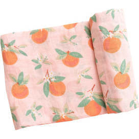 Orange Blossom Swaddle Blanket