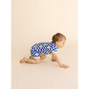 Short Set Checkered Pajamas, Cobalt Check - Pajamas - 2