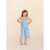 Ribbed Knit Cotton Set, French Blue - Mixed Apparel Set - 2