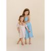 Ribbed Knit Cotton Set, French Blue - Mixed Apparel Set - 4