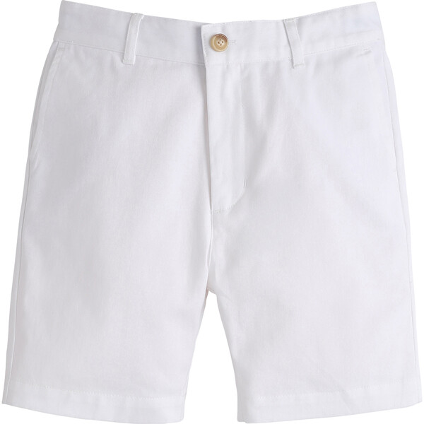 Classic Short, White Twill - Little English Shorts | Maisonette