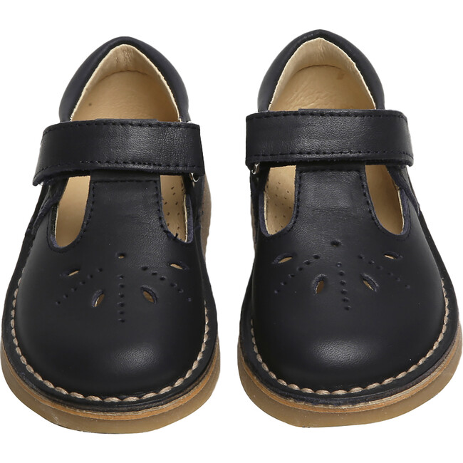 Huckleberry T-Bar Mary Jane, Navy Leather - Mary Janes - 1